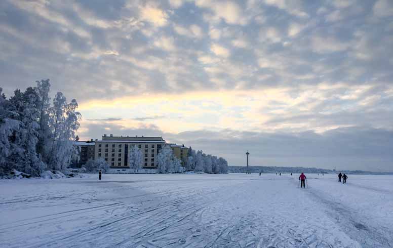 Talvimaisema Tampereelta
