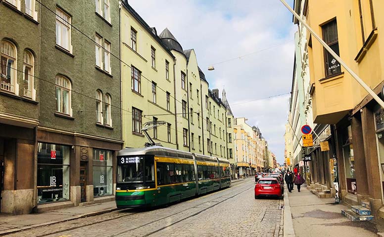 Kerrostaloja Helsingissä