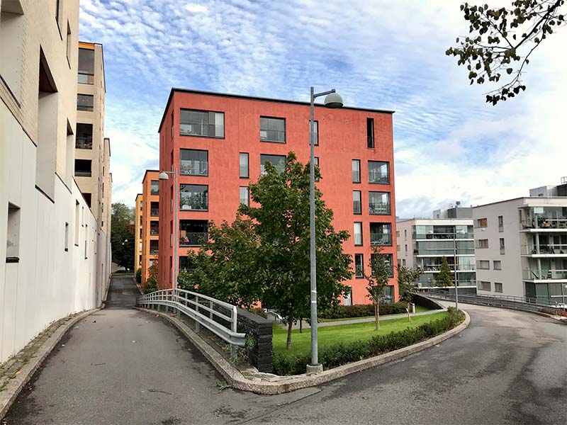 Kerrostaloja Kalasatamasa