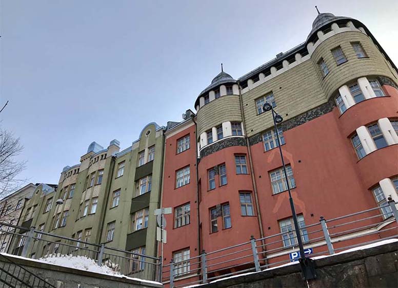 Kerrostaloja Helsingissä