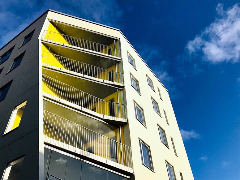 Uusi kerrostalo Herttoniemenranta