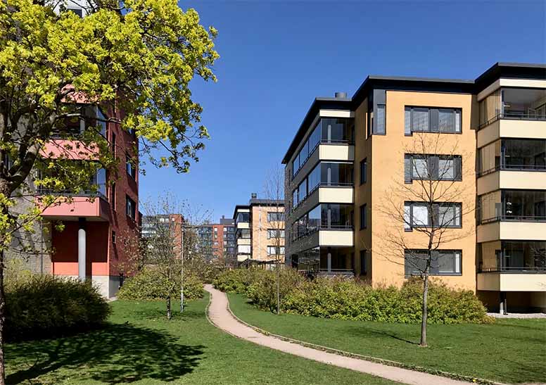 Kerrostaloja Helsingin Viikissä