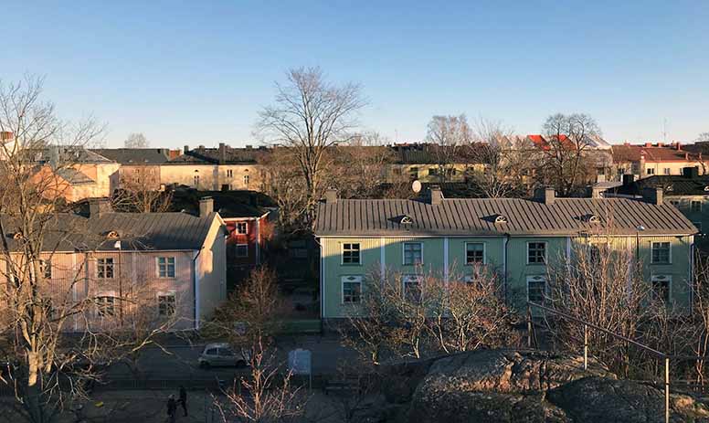 Taloja Vallilassa Helsingissä