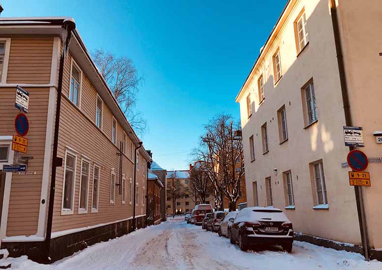 Kerrostaloja Vallilassa