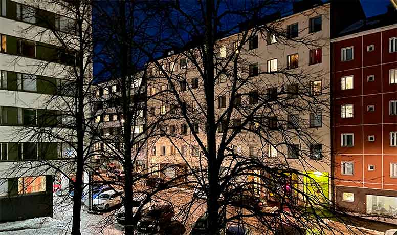 Kerrostaloja Kalliossa Helsingissä