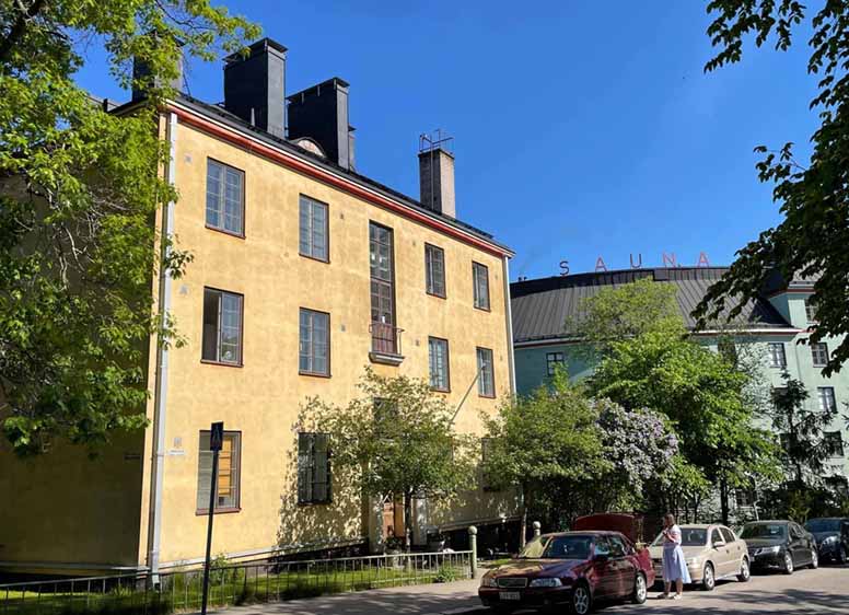 Kerrostalo, kesä, Kallio, Helsinki