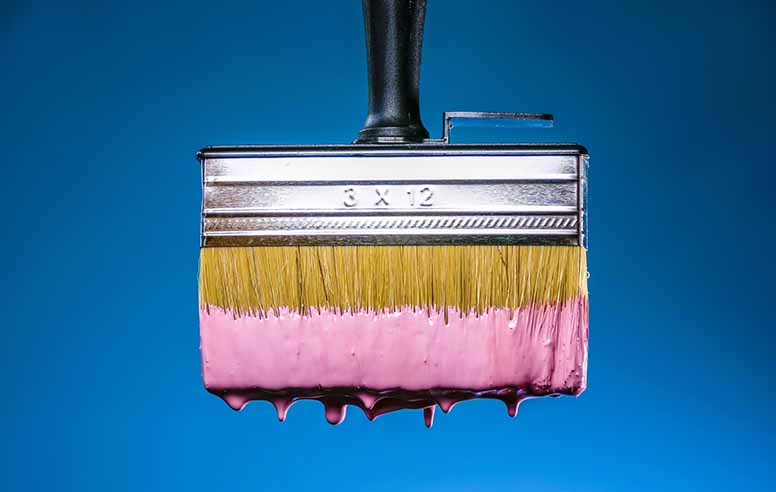 Maalisuti, maali, pinkki