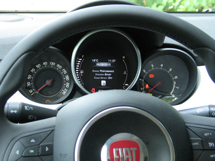 Fiat 500X mittaristo