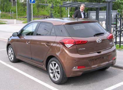 Hyundai i20:n perä tuo mieleen Alfa Romeon