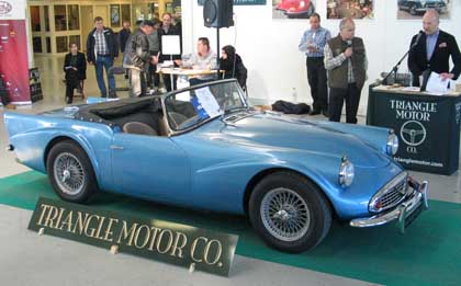 Daimler SP 250:ssä on 2,5 litrainen moottori.