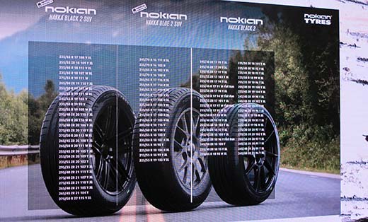 Nokian Hakka Black 2 ja Black 2 SUV -renkaiden vannekoot lähtevät 17 tuumasta ja Hakka Blue 2 SUV:n 16 tuumasta. 