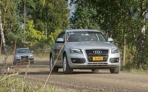 Nokian Hakka Blue 2 -renkailla ajotuntuma vaikutti hyvältä myös sorateillä. 