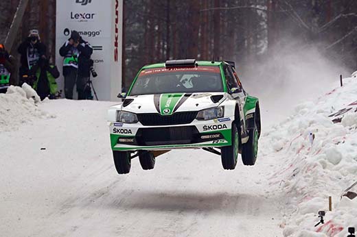 Škodan nykyinen kisavehje on Fabia R5, jolla voitettiin viime vuonna kymmenen rallia ja WRC2-luokan maailmanmestaruus. 