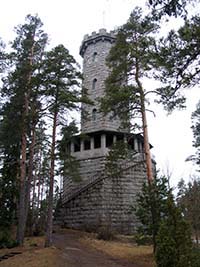 Aulangon näkötorni kuuluu Suomen aarrekartan kohteisiin.