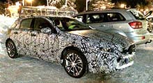 Uutta mallia on talvitestattu myös Suomen oloissa. Naamioituja Mercedes-Benzin uuden A-sarjan autoja näkyi muun muassa tammikuun puolivälissä Ivalossa.