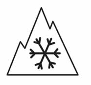 3PMSF-merkintä, eli ns. vuori ja lumihiutale -merkki