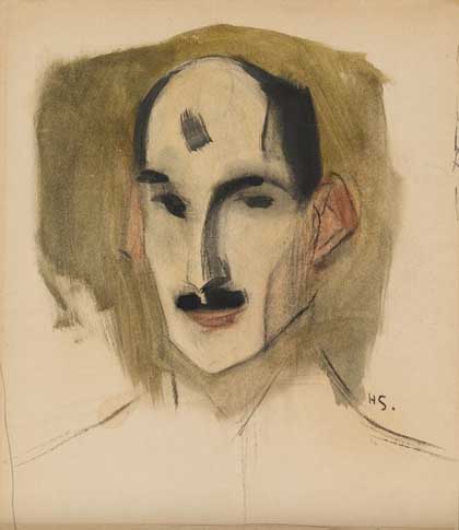 Helene Schjerfbeck: Miekkailija, 1924.