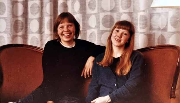 Eeva ja Tiina vuonna 1983.