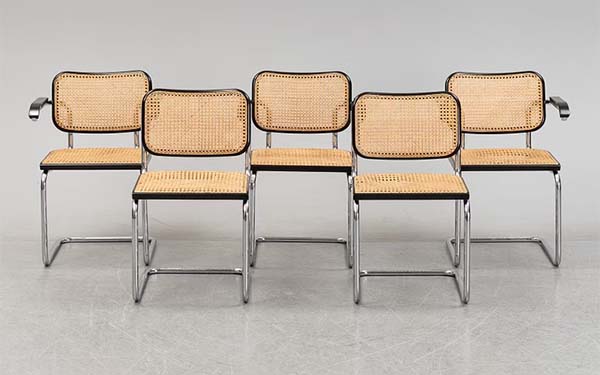 Marcel Breuerin Cesca-tuoleja. Kuva: Bukowskis