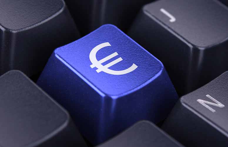 Näppäimistö ja eurosymboli