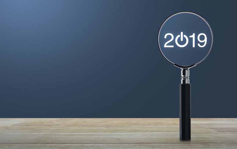 Vuosi 2019 ja suurennuslasi