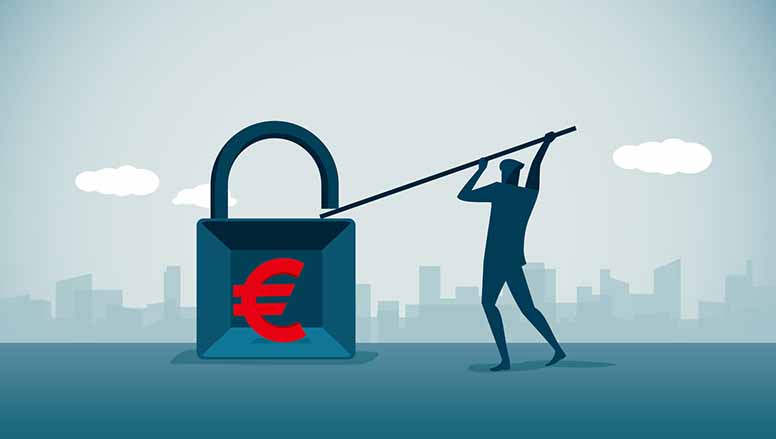 Lukko, eurosymboli ja varas