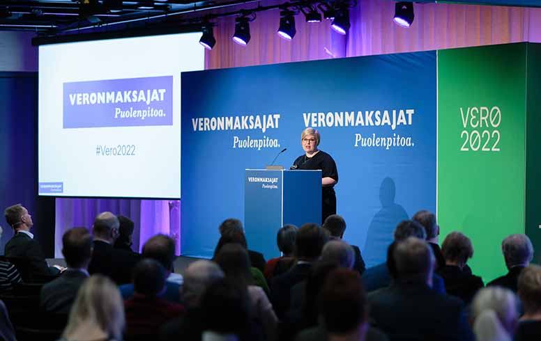 Valtiovarainministeri Saarikko Vero2022:ssa – talouden liikkumavara koronakriisin kaventama