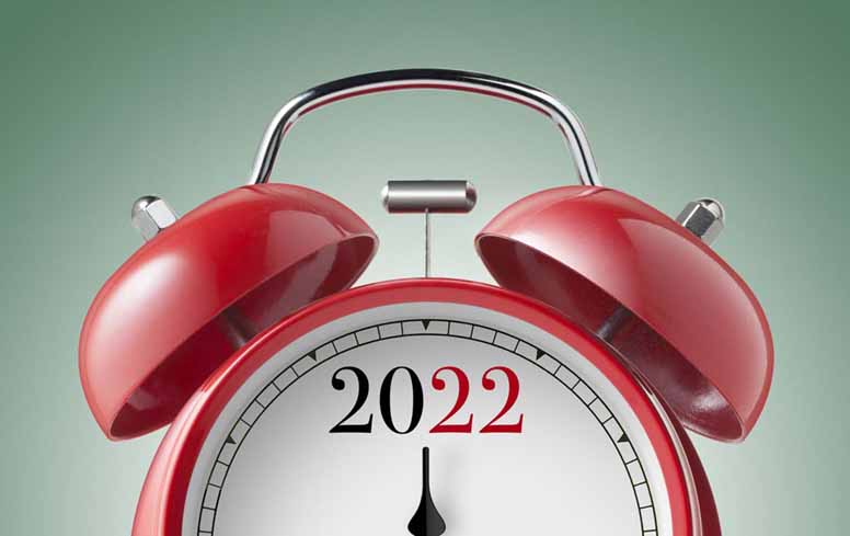 Herätyskello ja vuosi 2022