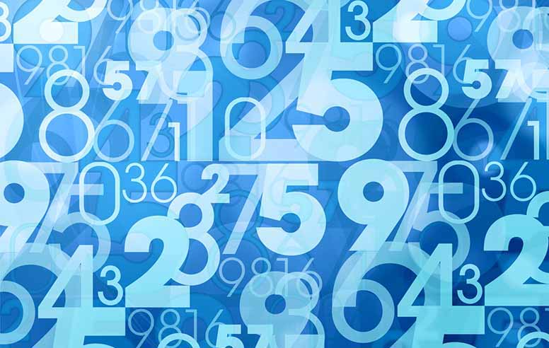 Sinisiä numeroita
