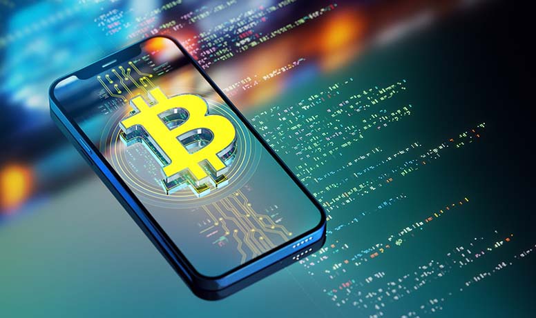 Virtuualivaluutta, bitcoin, älypuhelin