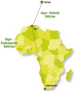 Afrikan kartta