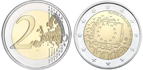 EU-lippu 30 vuotta juhlaraha