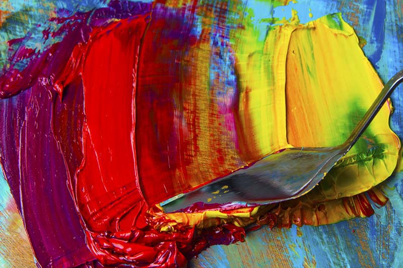 Taiteilijan väripaletti