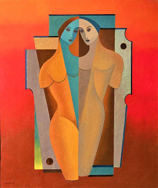 Arvid Broms: Dualismi. 1966. Kuva: Yksityiskokoelma